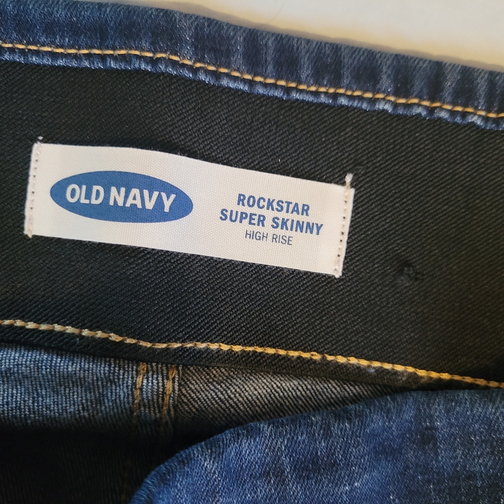 Old Navy Women's Rockstar Super Skinny Jeans - Blue